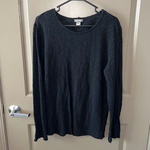 H&M divided black scoop neck shirt